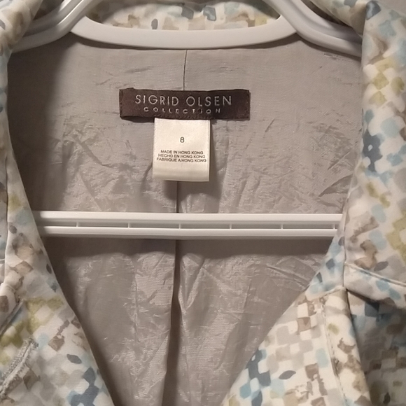 Sigrid Olsen collection dress jacket sz 8 - Picture 2 of 7